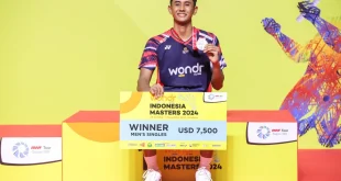 Alwi Farhan Juara Indonesia Masters 2026 dengan Skor Telak