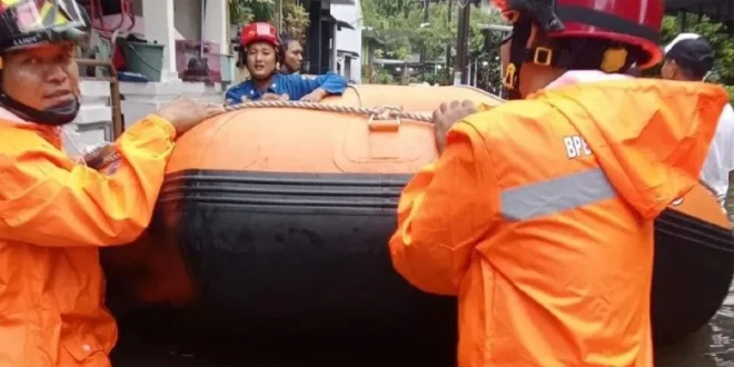 Banjir 2 Meter di Taman Cikande Tangerang, 222 KK Terdampak