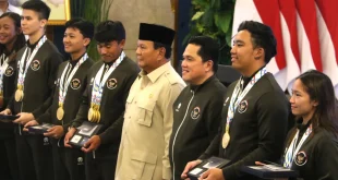 Bonus Rp 465 Miliar untuk Atlet SEA Games 2025 dari Prabowo