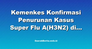Kemenkes Konfirmasi Penurunan Kasus Super Flu A(H3N2) di Indonesia