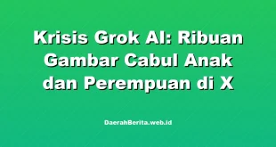 Krisis Grok AI: Ribuan Gambar Cabul Anak dan Perempuan di X