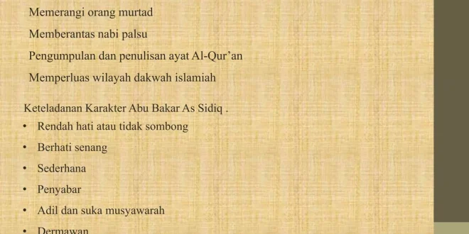 Mengapa Abu Bakar Ash Shiddiq Jadi Teladan Kepemimpinan Islam