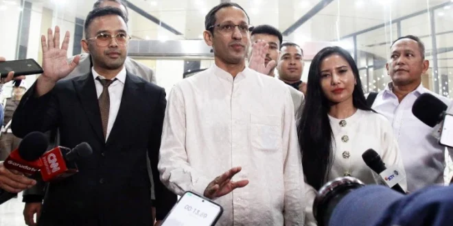 Nadiem Makarim Hadir Sidang Dakwaan Kasus Korupsi Chromebook